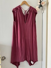 Anthropologie Eri + Ali Brielle Dress womens size S waterfall shift mauve