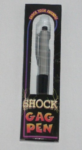 5X Shocking Electric Shock Novelty Metal Pen Prank Trick Joke Gag Toy Gift Funny - Picture 2 of 10