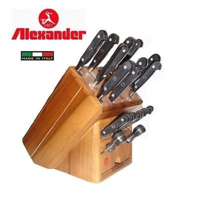 Stumpf Riese IN Walnuss Alexander 22pzforgiati + Schere (Made IN Italy)