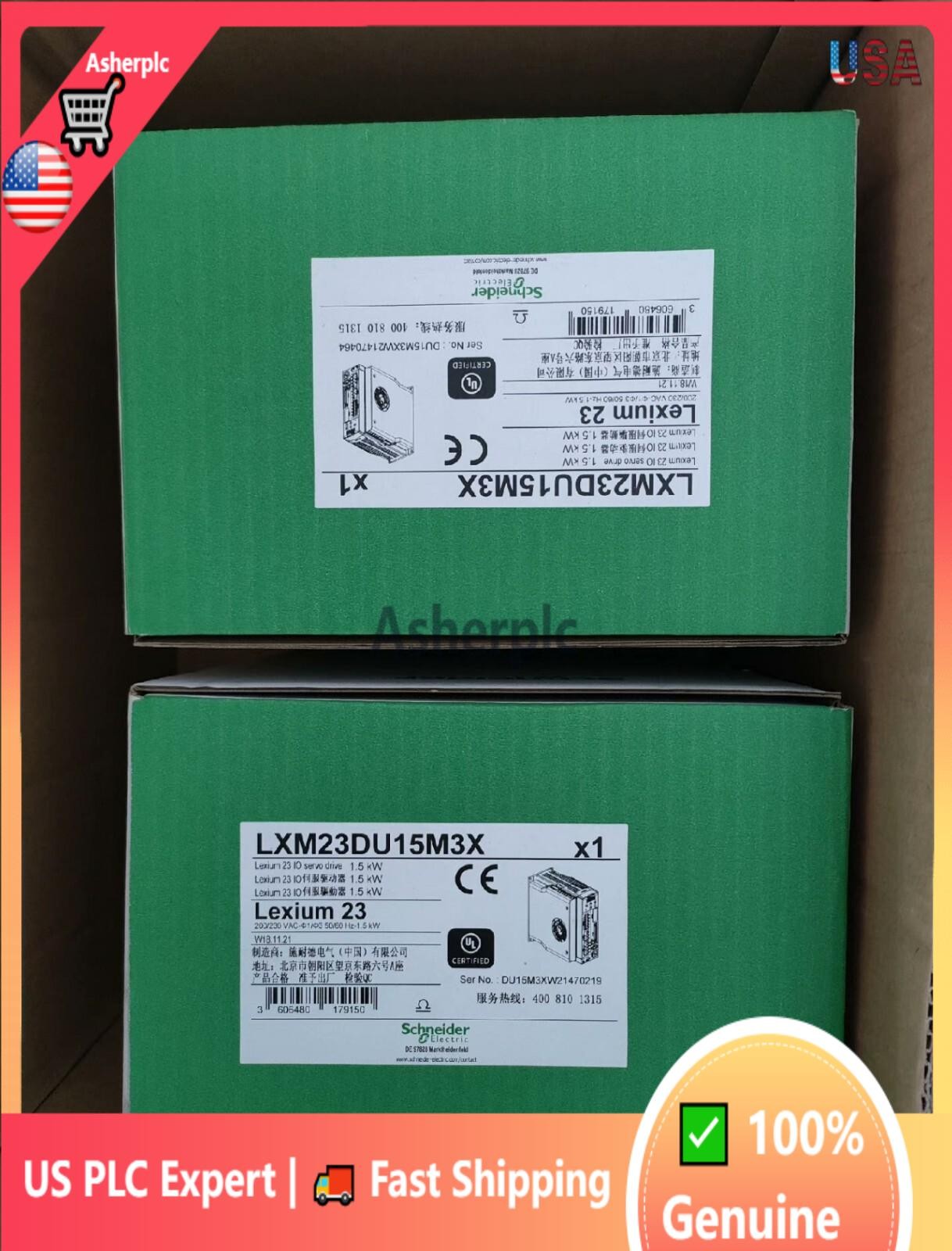 LXM23DU15M3X 100% brand new original servo drive, free shipping LXM23DU15M3X