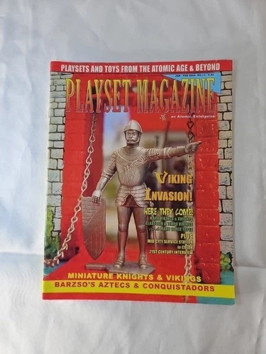 PLAYSET MAGAZINE # 13 JAN/FEB 2004 ISSUE MARX KNIGHTS VIKINGS ELASTOLIN TIMPO +