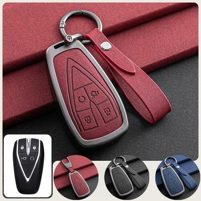 Zinc Alloy Leather Car Key Case Cover For Changan CS55 PLUS CS75 PLUS CS35 PLUS