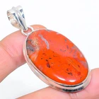 Boulder Opal Gemstone 925 Sterling Silver Handmade Jewelry Pendant 2.25" q773