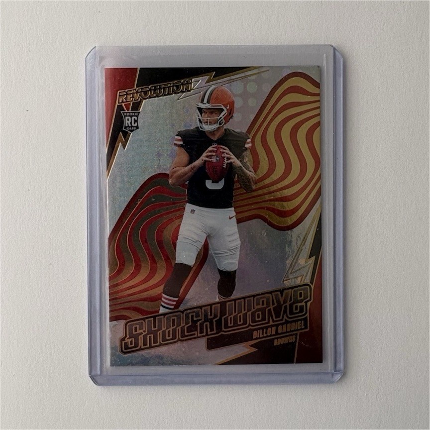 Panini 2025 Revolution Football Shock Wave Rookie #3 Dillon Gabriel Browns