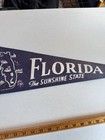 Vintage 50s souvenir pennant  FLORIDA THE SUNSHINE STATE 27” — photo 7
