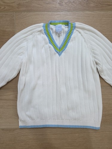 Bella Bliss Girls White Cotton Sweater Size 10Y - Picture 2 of 8