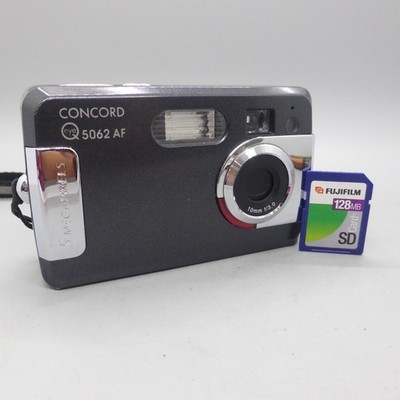 Concord Eye Q 5062 AF 5.0MP Compact Digital Camera Black Tested