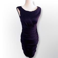 Marc New York Purple Fitted Cocktail Dress | Size 2