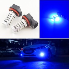 2pcs Ultra Blue H11 H8 Car Truck Pickup Fog Lights Driving Lamp 92-smd Led Bulbs
