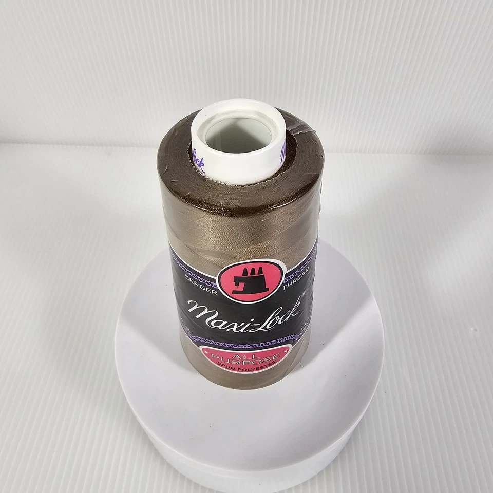 NEW Maxilock Serger Thread Brown 3000 Yd Spools Polyester Overlock Sewing - Image 3 of 3