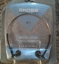Vintage Koss Digital Ready LS/7 Side Firing In the Ear Design Headphones NOS NEW