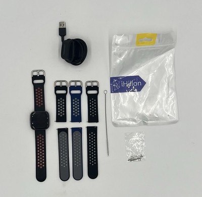 Fitbit Versa 2 Fitness Smartwatch Activity Tracker Extra Bands Charger Read