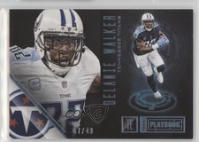 2016 Panini Playbook Platinum 47/49 Delanie Walker #12 0b2