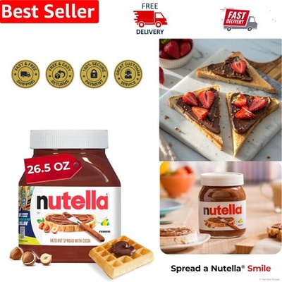 Kosher Certified 26.5 oz Hazelnut Spread with Cocoa   A Family Favorite Treat