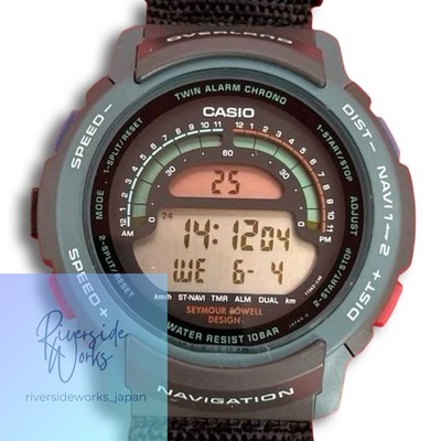 CASIO W-900 Overland Navigation Digital Twin Bar Graph Chronograph