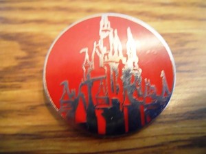 Disney Park Icons Collection 2011 Cinderella Castle RED rare Pin