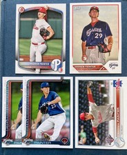 Andrew Painter - 5x lot - 2025 Bowman & Topps Pro Debut - Phillies rookie RC
