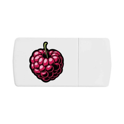 Pillendose ''Reife Himbeere'' mit Tablettenteiler (PI00030268)