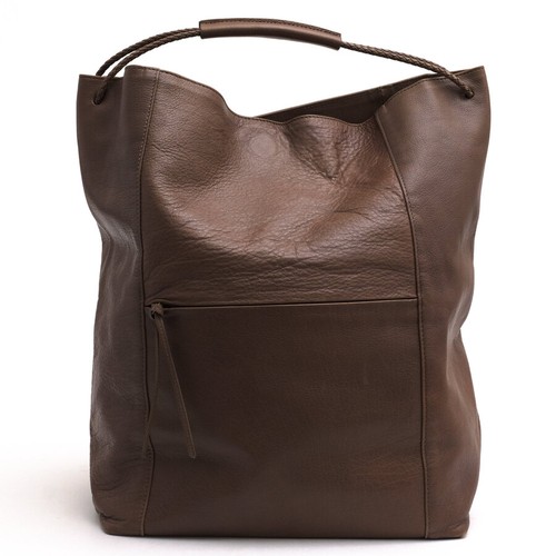 Jurgen Lehl Tote Bag, Jurgen Lehl, Natural Leather, Grained Leather, Leather,