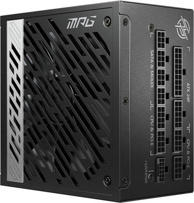 MSI MPG A1000G PCIE5 Netzteil EU Stecker, 1000W, 80 plus Gold Zertifiziert, Voll