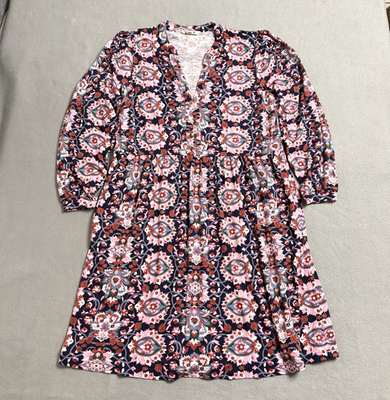 Boden Naomi Dress Womens 16 18 Pink Relaxed Jersey Floral Boho Casual Travel | eBay Boden Naomi Dress Womens 16 18 Pink Relaxed Jersey Floral Boho Casual Travel | eBay