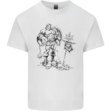 Camiseta de algodón ligero para hombre Viking Warrior Skull Thor Odín Valhalla MMA