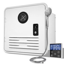 DC 12V RV Tankless Water Heater 15x15'' On-Demand Camper Water Heater 61000BTU