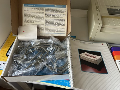 Apple ImageWriter I In Original Box With Manuals 1 - Bild 14 von 15