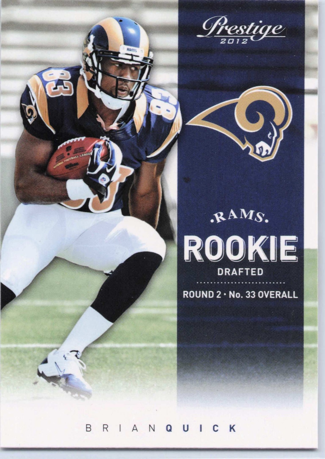 2012 Panini Prestige - Brian Quick, #280, RC