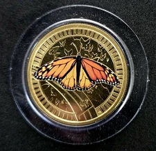 2012 $1 Animal Athletes Marathon - Monarch Butterfly UNC in Capsule