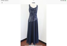 J Kara Elegant Beaded Evening Gown 6