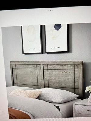 Modway Furniture Archie Queen Wood Headboard, Gray - MOD-6222-GRY
