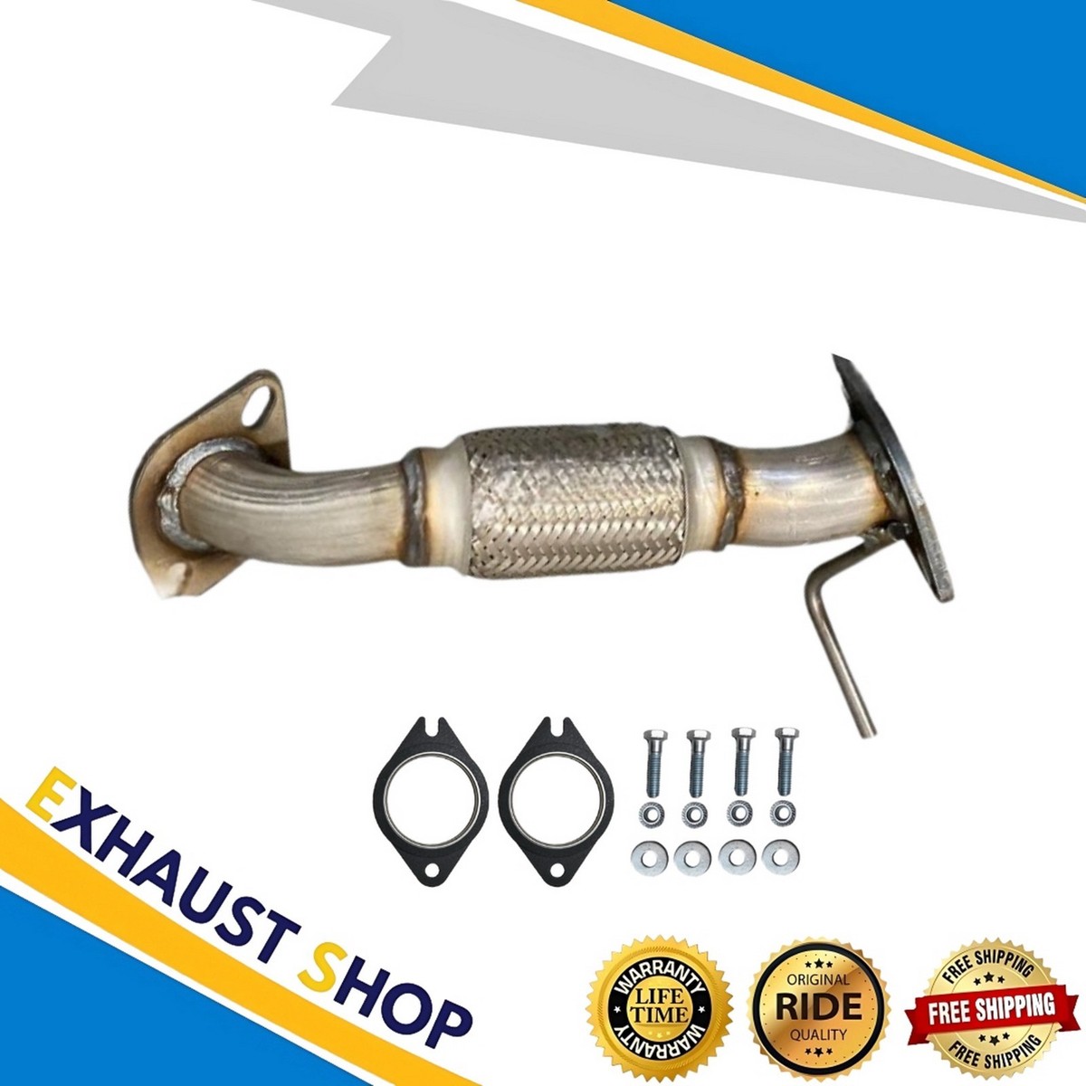 FITS: 2010-2013 Kia Forte 1.8L/2.0L Front Flex Pipe California