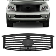 New Upgrade Black Front Grille Upper for 2011 2012 2013 infiniti QX56 Replace