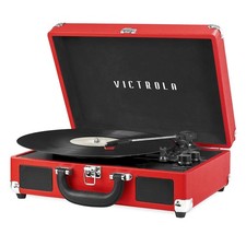 Victrola Journey Bluetooth Portable Suitcase Record Built-In Speakers 3 Speed