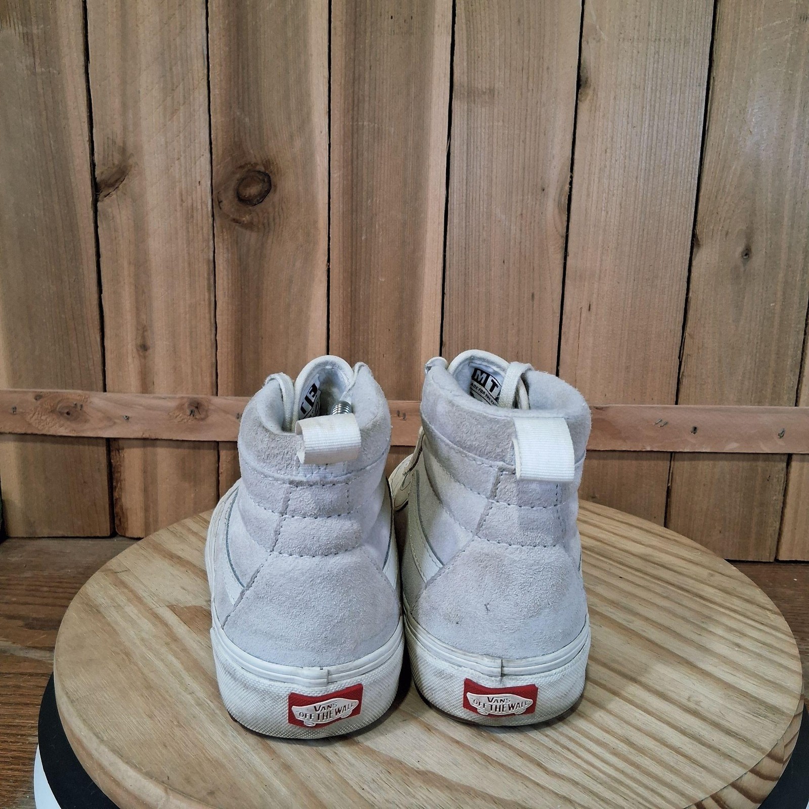 Vans Sk8-Hi MTE-1 Shoes Womens 8 White Suede Insulated Winter Sneakers Skate image 4