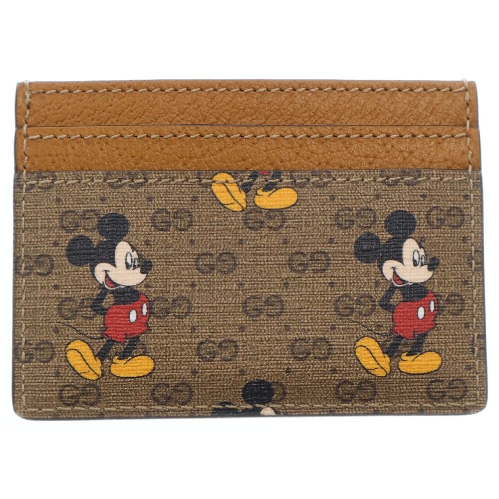 GUCCI x Disney Collaboration Mickey Mouse Card Case Holder GUCCI x Disney Collaboration Mickey Mouse Card Case Holder