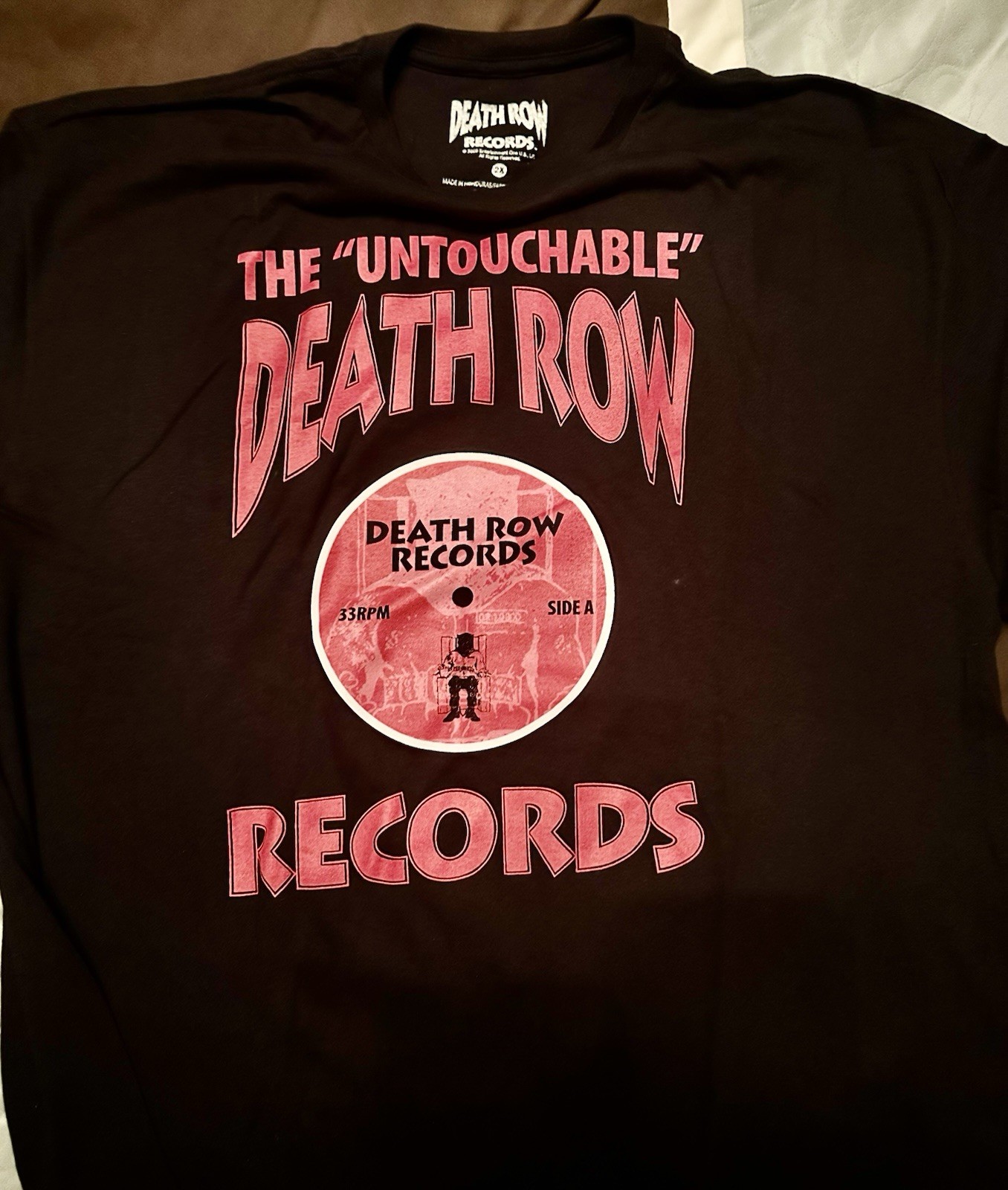 FILA T Shirt Uomo Ufficiale The "Untochable" Death Row Records 2XL