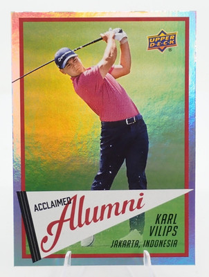 2026 Upper Deck Golf Karl Vilips Acclaimed Alumni Foil AL-16