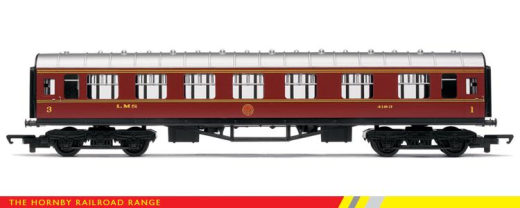 Hornby R4388 LMS Composite Coach OO Gauge