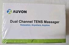 AUVON Dual Channel TENS Massager Muscle Stimulator Pain Relief 20 Modes SEALED