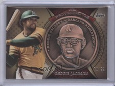 2013 Topps Proven Mettle Commemorative Coins Bronze 70/99 Reggie Jackson HOF 1z6