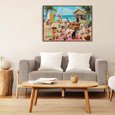500 Piece Puzzle for Adults   Beach Dog Jigsaw Puzzle 500 Pieces for Adults  ...
