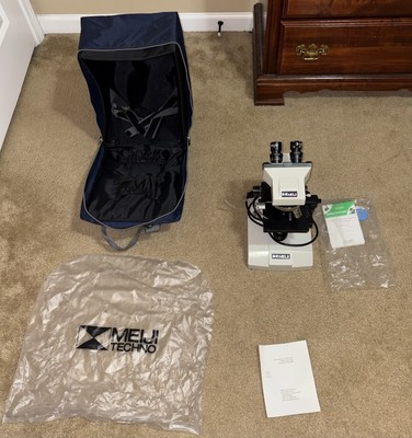 Meiji Techno Biological Microscope  - TESTED