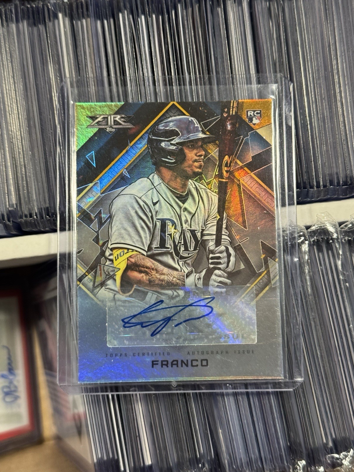 2022 Topps Fire Autographs #FAWF Wander Franco RC Auto /10  SSP