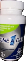 One A Day Men's 50+ Complete Multivitamin Multimineral 65 Tablets NEW & SEALED!