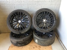 Riviera RV126 Alloy Wheels with Tyres Set of 4 22"x 10J 285/35ZR22 Black L24045