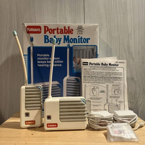 VTG Playskool Portable Deluxe Baby Monitor As Seen Toy Story Tested
