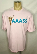 Mint 2014 Lady Gaga Yaaass light pink pop band t-shirt XL