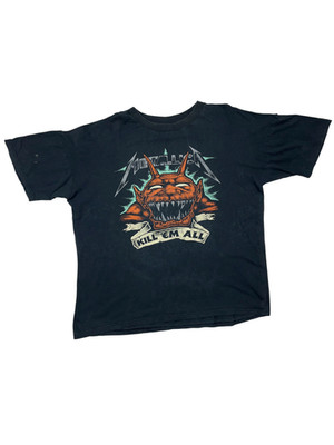 Vintage 90s Metallica Kill Em All Monster T-shirt Size XL Slayer Pantera Rare